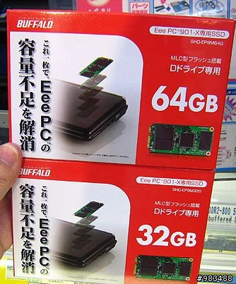EeePC 901 專用 MLC SSD 32GB/64GB by Buffalo