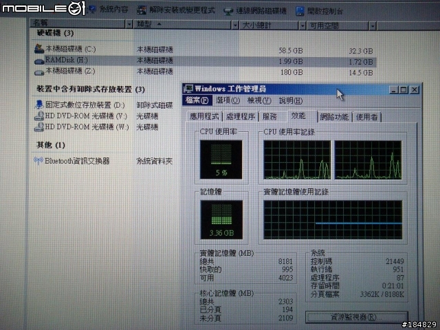 升級123，Fujitsu日規MG75XN (S6510) ，升級DDRII 8GB + T8300