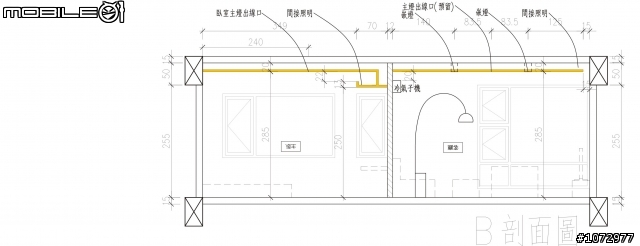 ～請教～裝潢天花板及冷氣配管等問題（有平剖面及透視圖）