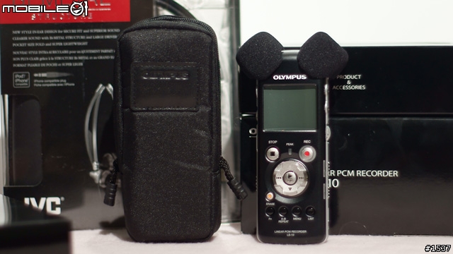 當Olympus LS-10錄放音機遇上Victor HA-SX500耳機
