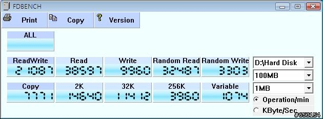 [測試] EEE PC 1000 40G SSD with VISTA 硬碟速度