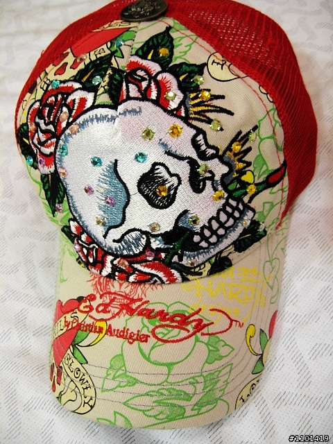 [分享] ♥ED HARDY ♥水鑽網帽