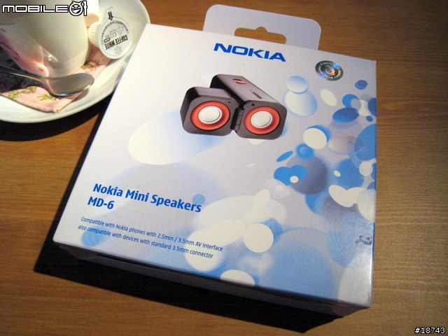 [分享] Nokia 迷你喇叭 MD-6