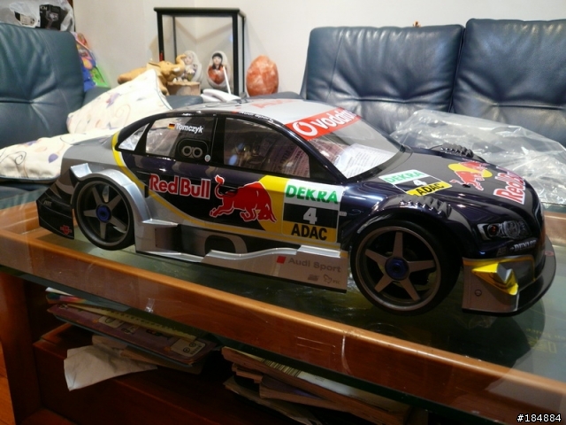 <開箱文>1/8大房車全新改款 Kyosho Inferno GT2 Audi A4 DTM