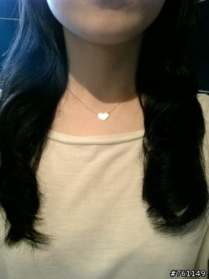 [分享] 心型訂製細項鍊