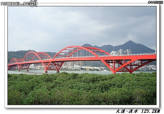 單車新手的怒吼  大溪-淡水  第一次單日破百^^