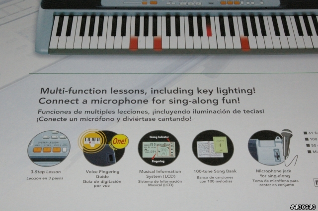 98元 的感動  CASIO LK-110 魔光電子琴 科技音樂速成班