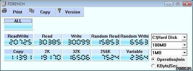 [測試] EEE PC 1000 40G SSD with VISTA 硬碟速度