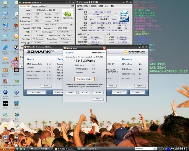 [無聊亂測]簡易測一下ASUS 9800GT TOP(超高C/P值)