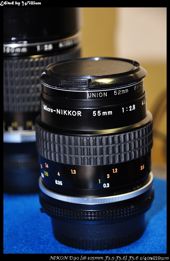 新舊結合 D90+ Nikkor 55mm f2.8 micro &180mm f2.8 ED