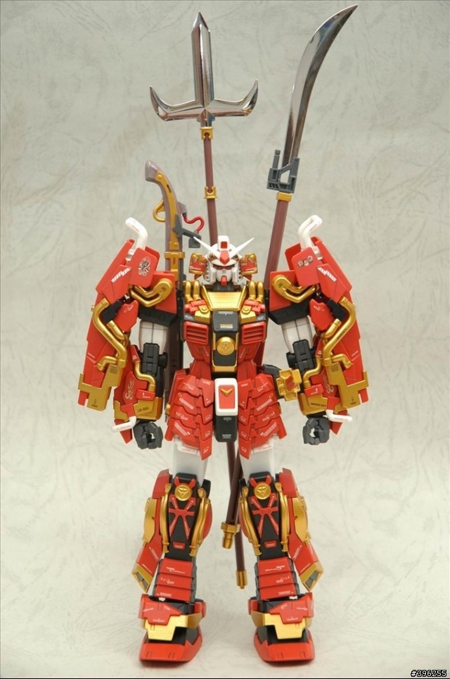 【作品分享】 MG 真武者頑駄無 SOLO秀 (終於會01貼圖了哈哈~)