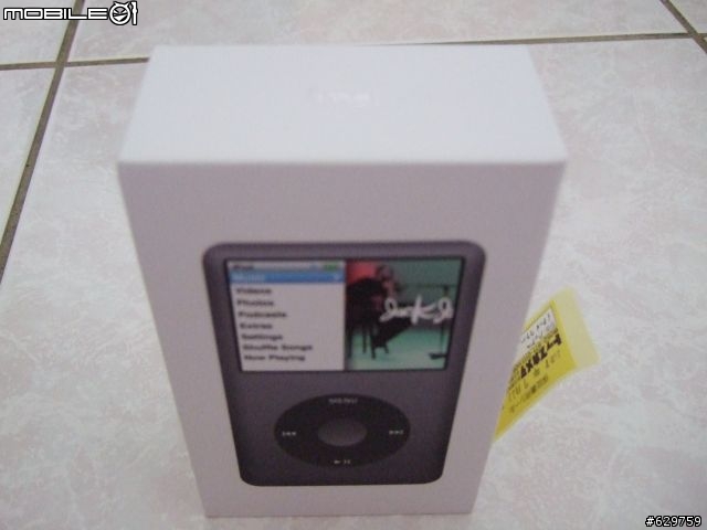 9月21號名古屋買的Apple New iPod Classic 120G開箱