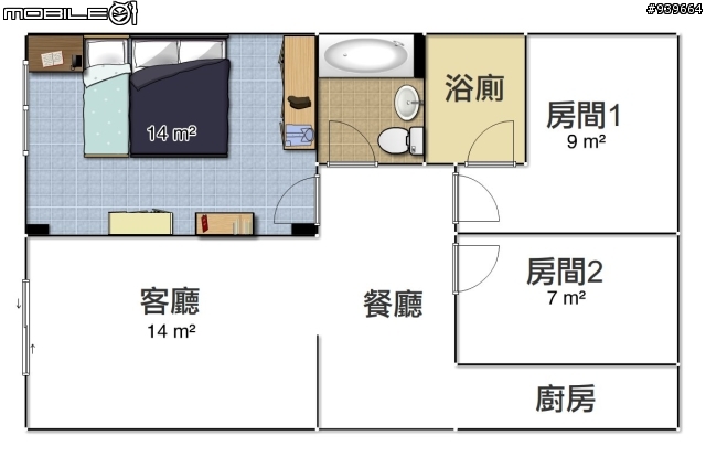 主臥室內含浴廁的改裝問題