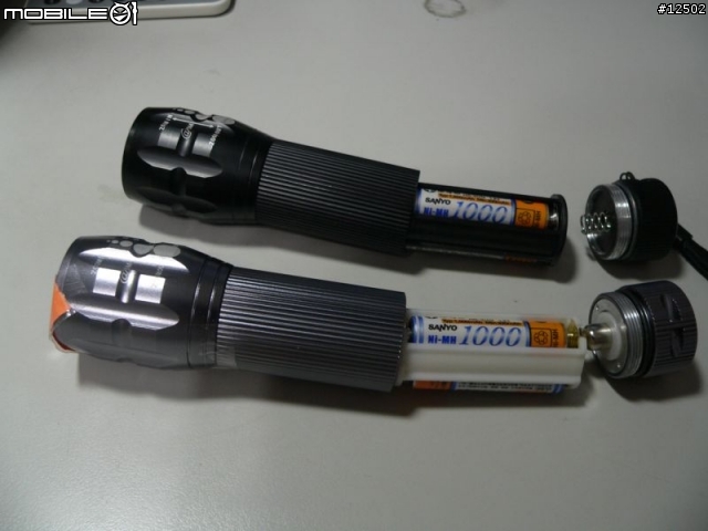 ● 採用CREE晶片的變焦手電筒比較「可當車燈用」(一)