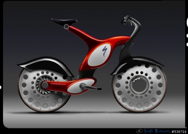 ＝ 概念車 ＝  裝上推進系統就可以在太空中飛了