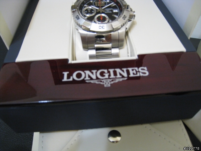 [開箱]浪琴三眼潛水錶~longines深海征服者不锈鋼外圈三眼錶[1024更新]