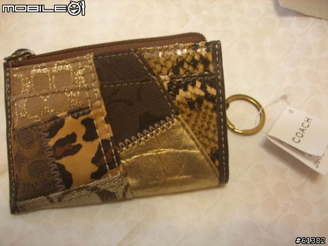 [開箱文]Coach十月新貨拼接鑰匙包