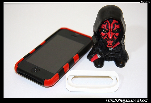 [MoMo桑分享] CapsuleRebel iPhone 3G 紅黑惡魔魚骨保護殼