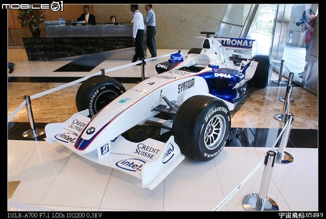2008年9月26日至9月28日新加坡F1展示車