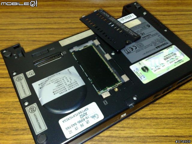 [分享及討論]我的Toshiba Libretto U100 拆機更換偽SSD