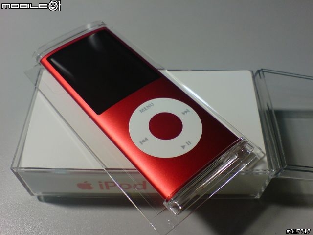 ipod nano 四代(PRODUCT RED)特別版 8G開箱