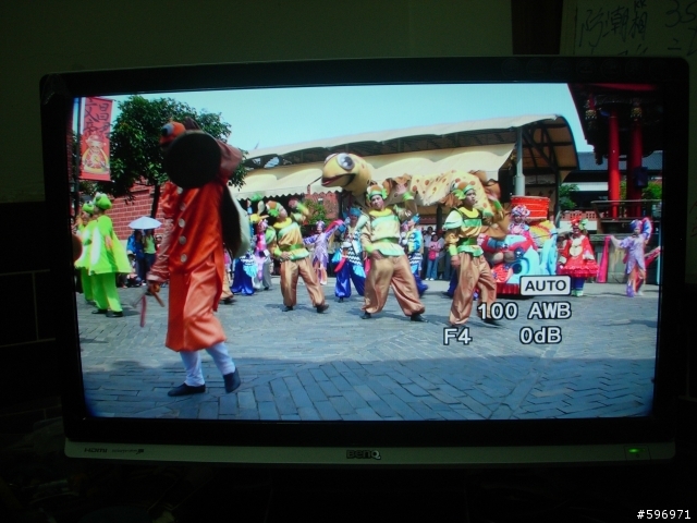 在E2200HD播放 Sony SR11 畫面