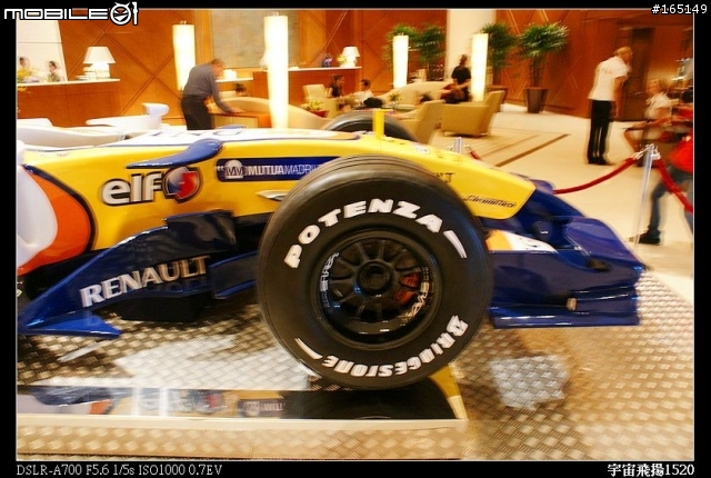 2008年9月26日至9月28日新加坡F1展示車