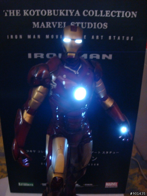 ﹝開箱文﹞鋼鐵人IRON MAN1:6附加發光機能 限定版金屬雕像 KOTOBUKIYA 壽屋出品