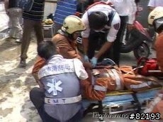 兩消防員搶救工地火警墜入地下二樓坑道