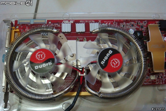 ASUS EAH3870改裝Thermaltake DuOrb顯示卡散熱器(CL-G0116)簡易開箱溫度測試!