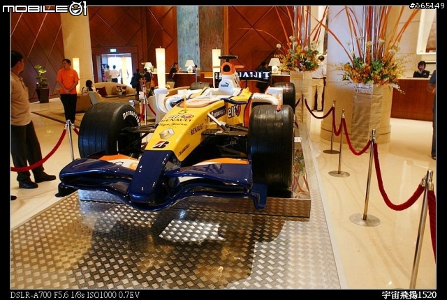 2008年9月26日至9月28日新加坡F1展示車