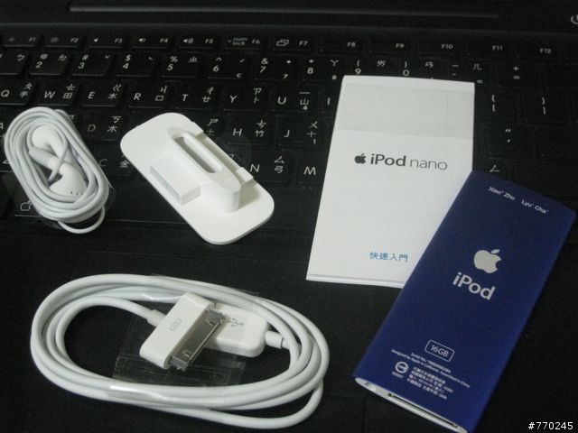 [新入手]iPod nano Purple 4th generation