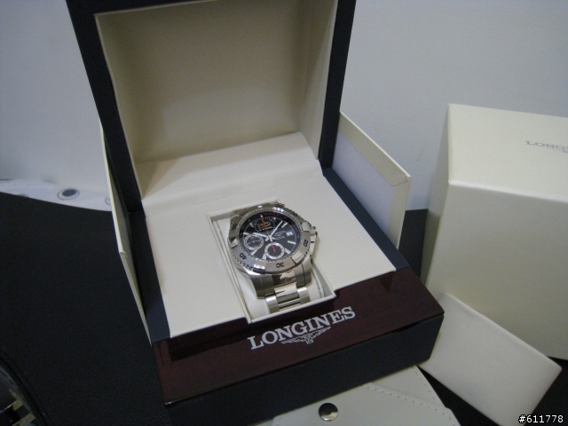 [開箱]浪琴三眼潛水錶~longines深海征服者不锈鋼外圈三眼錶[1024更新]