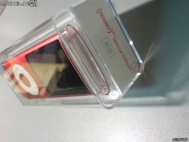 ipod nano 四代(PRODUCT RED)特別版 8G開箱