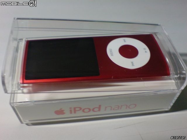 ipod nano 四代(PRODUCT RED)特別版 8G開箱