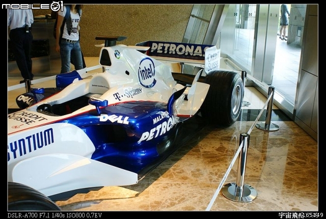 2008年9月26日至9月28日新加坡F1展示車