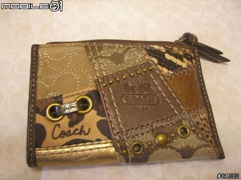 [開箱文]Coach十月新貨拼接鑰匙包