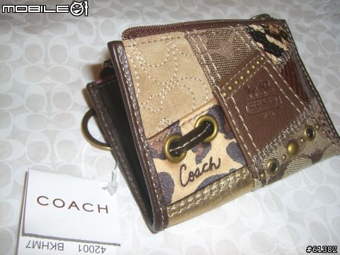[開箱文]Coach十月新貨拼接鑰匙包