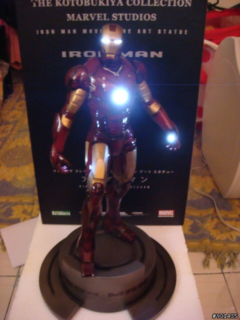 ﹝開箱文﹞鋼鐵人IRON MAN1:6附加發光機能 限定版金屬雕像 KOTOBUKIYA 壽屋出品