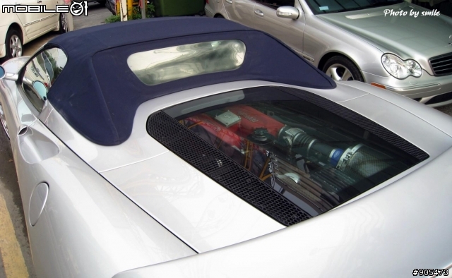 銀色敞篷Ferrari 360
