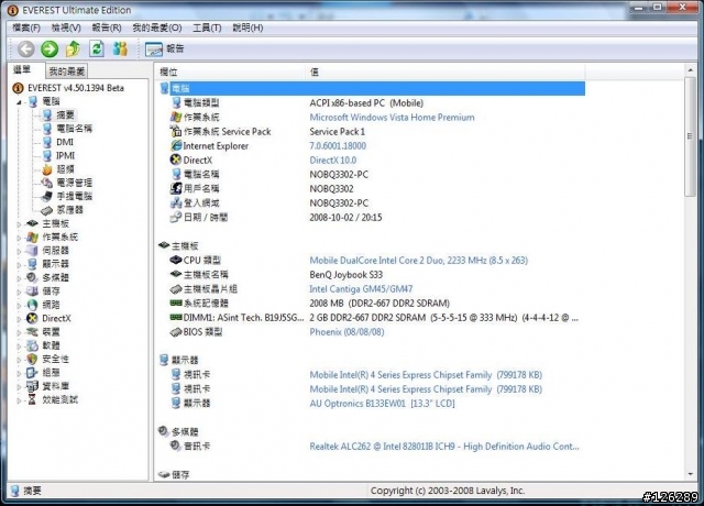 精緻古典 維多利亞風格 BenQ S33W-PT02 登場~