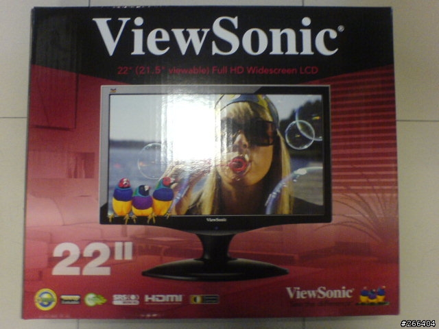 [簡單開箱]ViewSonic優派 VX2260WM