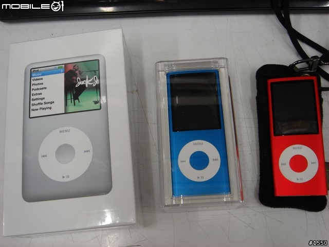 [新貨到] Apple iPod nano 4th 8GB Blue (藍色) + iPod classic 120GB Silver (銀色)