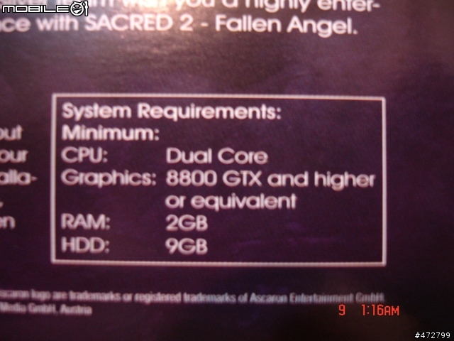 【分享】Sacred 2: Fallen Angel Collector's Edition 開箱分享