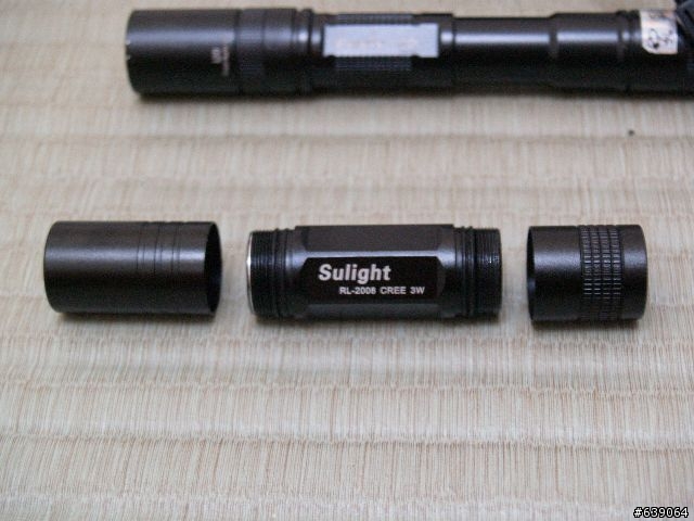 大俠一號電筒測試文 Sunlight Cree Q5 vs Fenix L2D Q5 (新增續航力分析)