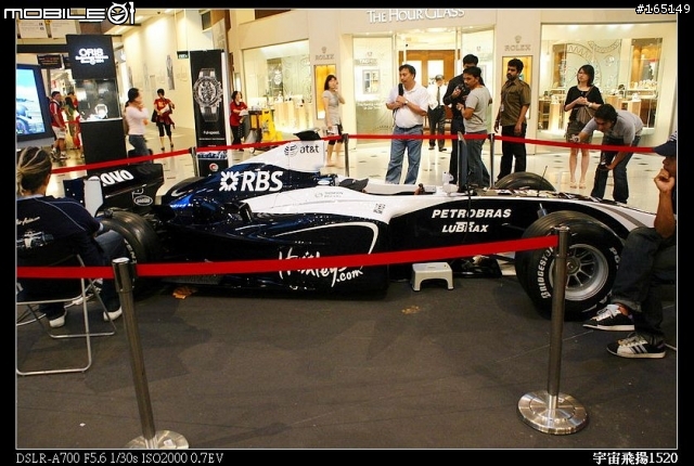 2008年9月26日至9月28日新加坡F1展示車