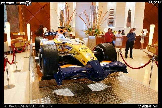 2008年9月26日至9月28日新加坡F1展示車