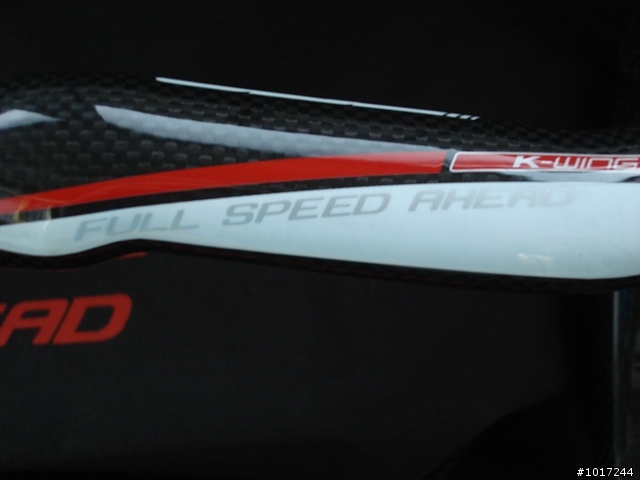 首次上台發表先來個 2009 FSA K-WING COMPACT HANDLEBAR & STEM的雙龍抱