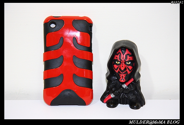 [MoMo桑分享] CapsuleRebel iPhone 3G 紅黑惡魔魚骨保護殼