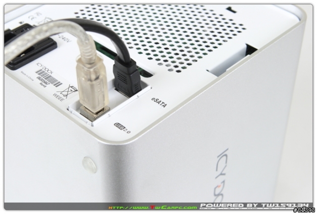 ICY DOCK MB561US-4S USB+eSATA 四層式硬碟外接盒